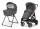 Inglesina Aptica Duo 2in1 Velvet Grey babakocsi Paladio-Black vázzal #AAE69Q0VLG