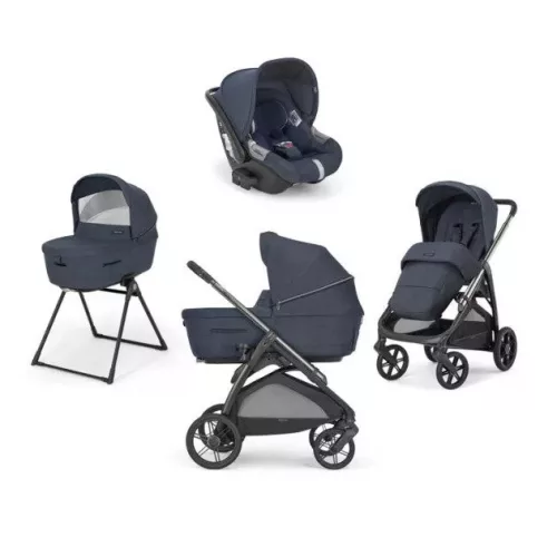 Inglesina Aptica Darwin Recline 4in1 Resort Blue babakocsi Litio-Black vázzal #AAE62Q0RSB