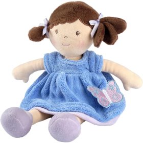 Tikiri Bonikka Pari rongybaba barna haj lila ruha #6006-2