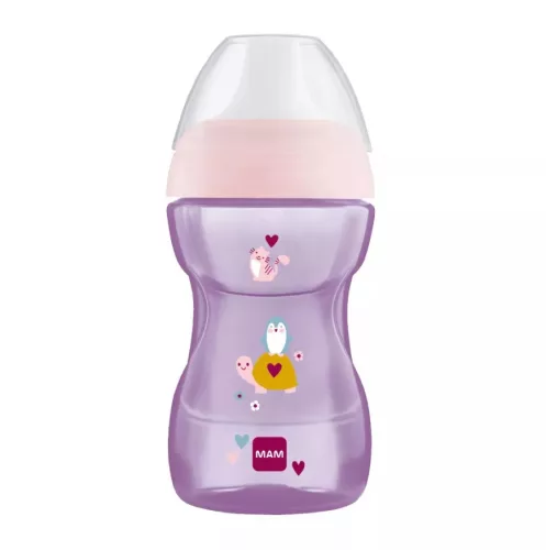 Mam Ivástanuló pohár #270ml #Pasztell Rózsaszín állatos #663550