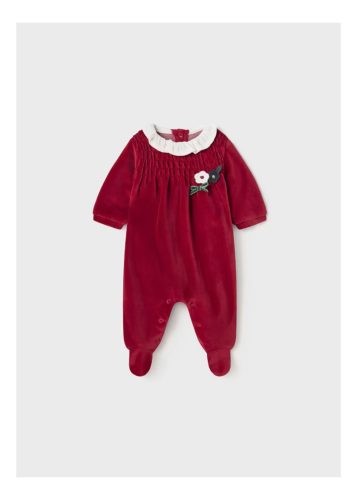 Mayoral Hosszú ujjú plüss Rugi #0-1hó #55cm #Guinda #2739