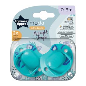   Tommee Tippee Moda játszócumi #2db #0-6hó #türkiz #43338494-333841
