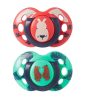Tommee Tippee Fun játszócumi #18-36hó #2db #Állatos piros-zöld #43340394-334039