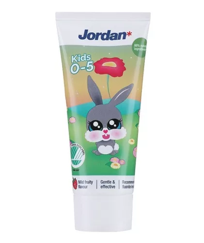 Jordan Fogkrém málna ízű #0-5 év #50ml #nyuszi #57000015-071519