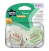 Tommee Tippee Anytime játszócumi #0-6hó #2db #KIND zöld-krém #43335403-333544