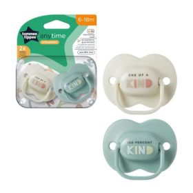   Tommee Tippee Anytime játszócumi #6-18hó #2db #KIND krém-zöld #433544-335449