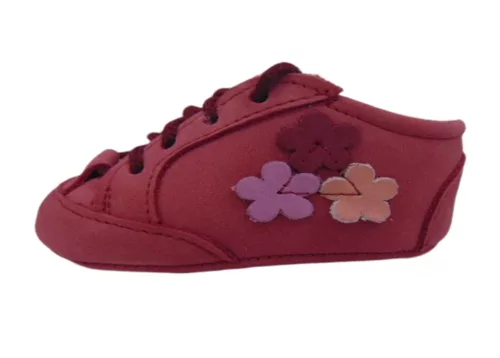 Maus Kocsicipő #fűzős lány #16 #pink virágos #B102