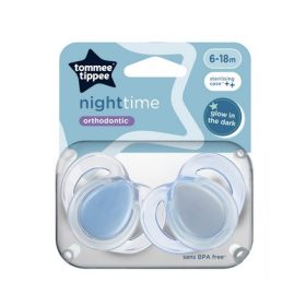   Tommee Tippee Night játszócumi 6-18hó 2db Kék #43336285-333629 2024