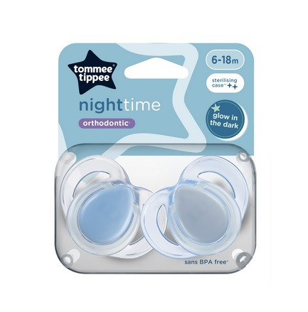 Tommee Tippee Night játszócumi 6-18hó 2db Kék #43336285-333629 2024
