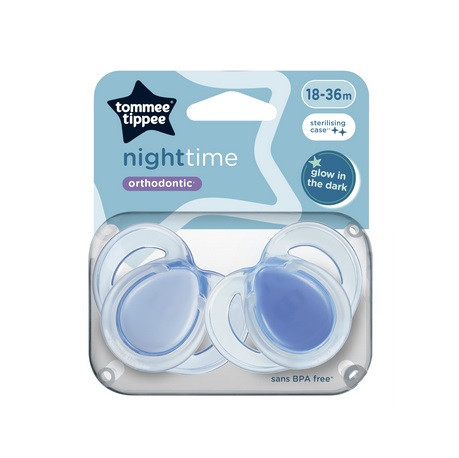 Tommee Tippee Night játszócumi 18-36 hó 2db kék #43340094-334008 2024