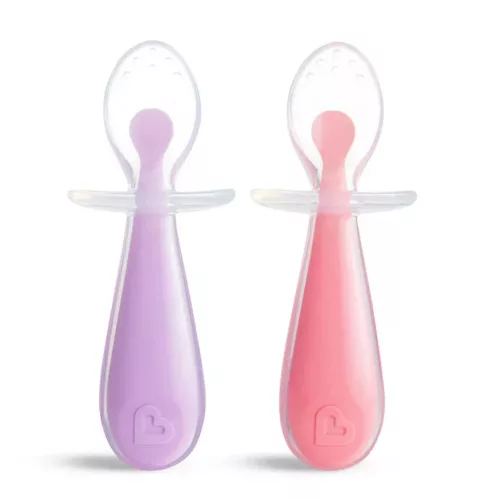 Munchkin Gentle Scoop etetőkanál #2db #lazac-lila #9024701-112208