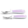 Munchkin Raise étkészlet fém 2db lila #9024802-112215