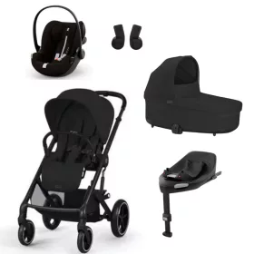   Cybex Gold Balios S Lux 4in1 bundle szett #Moon Black Cloud G Plus hordozóval Base G3 bázistalppal