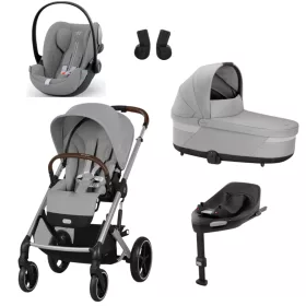   Cybex Gold Balios S Lux 4in1 bundle szett #Stone Grey - Cloud G Plus hordozóval Base G3 bázistalppal