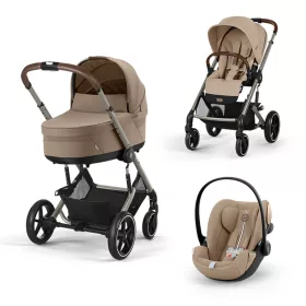   Cybex Gold Balios S Lux 4in1 bundle szett #Almond Beige - Cloud G Plus hordozóval Base G isofix-el 2025
