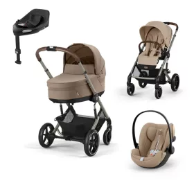   Cybex Gold Balios S Lux 4in1 bundle szett #Almond Beige - Cloud G Plus hordozóval Base G isofix-el 2025