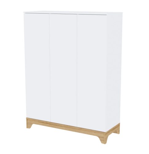 Faktum Lumina White 3 osztású szekrény