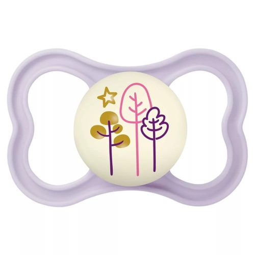 Mam Air Night szilikon játszócumi 6 hó lila fák-csillag #853715 2025