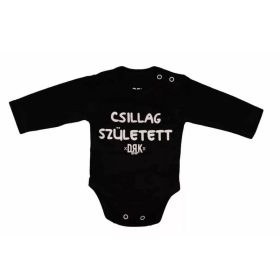   Asti body #pamut #hosszú ujjú #DRK #56 #fekete #Csillag született #00676909056