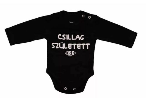 Asti body #pamut #hosszú ujjú #DRK #56 #fekete #Csillag született #00676909056