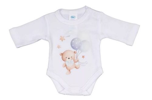 Asti body #pamut #hosszú ujjú #62 #maci lufival fehér #00870009062