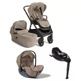   Joie Signature Finiti 4in1 babakocsi Sandstone - i-Level Pro hordozó - i-Base Encore bázistalp