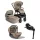 Joie Signature Finiti 4in1 babakocsi Sandstone - i-Level Pro hordozó - i-Base Encore bázistalp