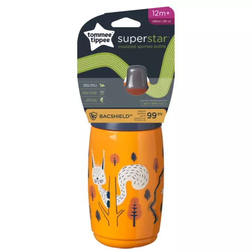 Tommee Tippee Superstar Sportee sportkupakos hőtartó pohár 266ml Sárga #447820-478009