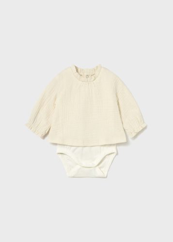 Mayoral Body pamut hosszúujjú 0-1 hó 55cm Ceramica #2723 2025