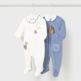   Mayoral Rugi plüss hosszúujjú 2db 0-1 hó 55cm Dream blue #2702 2025