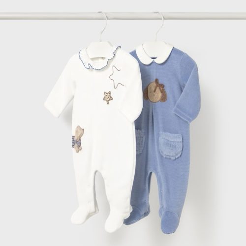 Mayoral Rugi plüss hosszúujjú 2db 0-1 hó 55cm Dream blue #2702 2025