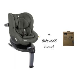   Joie i-Spin 360 gyerekülés #40-105cm #Thyme + i-Spin ülésvédő huzat #Gray Flannel