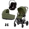 Cybex Gold Balios S Lux 3in1 bundle szett Moss Green - Cloud G Plus Moon Black