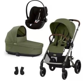   Cybex Gold Balios S Lux 3in1 bundle szett Moss Green - Cloud G Plus Moon Black