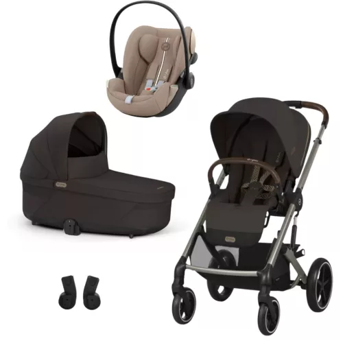 Cybex Gold Balios S Lux 3in1 bundle szett Chocolate Brown - Cloud G Plus Almond Beige