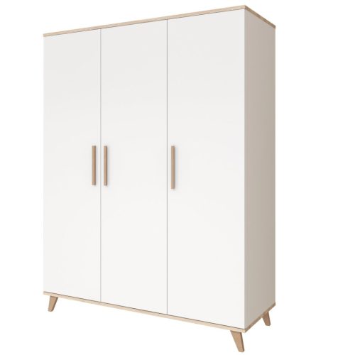 Faktum Flip White-Oak 3 osztású szekrény