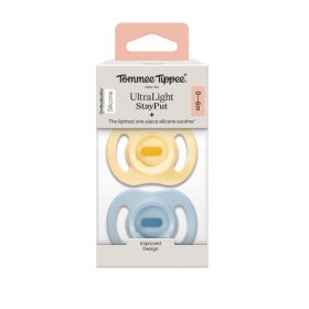  Tommee Tippee Ultra Light cumi 0-6 hó 2db Stay Put - sárga-kék #433594-335944 2025