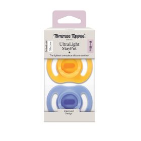   Tommee Tippee Ultra Light cumi 6-18 hó 2db Stay Put - sárga-kék #433595-335951 2025