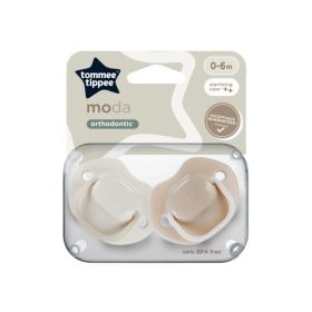   Tommee Tippee Moda Játszócumi 2db 0-6 hó bézs-mogyoró #43338499-333841 2025