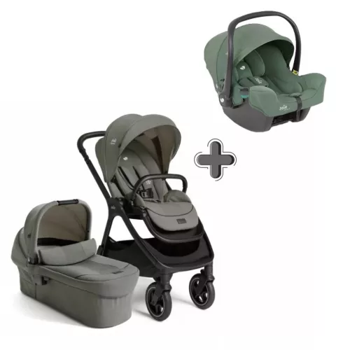 Joie Signature Finiti 2in1 babakocsi Evergreen - i-Snug 2 hordozó Laurel #560557