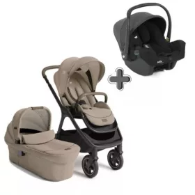   Joie Signature Finiti 2in1 babakocsi Sandstone - i-Snug 2 hordozó Shale