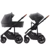 Britax Römer Smile 5Z Core Set 3in1 (Smile 5Z babakocsi + mózeskosár + Baby-Safe Core) Midnight Grey