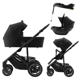   Britax Römer Smile 5Z Core Set 4in1 (Smile 5Z babakocsi + mózeskosár + Baby-Safe Core + Baby-Safe Core bázis) Space Black