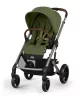 Cybex Gold Balios S Lux 5in1 szett Moss Green - hordozó és autósülés Moon Black