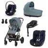 Cybex Gold Balios S Lux 5in1 szett Stormy Blue - hordozó és autósülés Ocean Blue