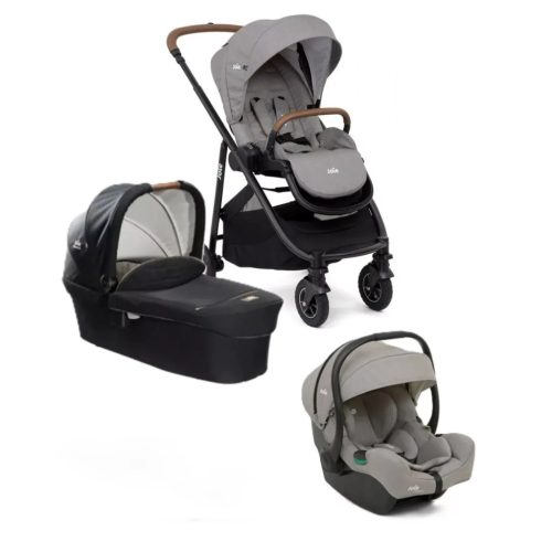 Joie Versatrax babakocsi szett i-Gemm 3 hordozó Pebble + Signature Ramble mózeskosár Eclipse #560567