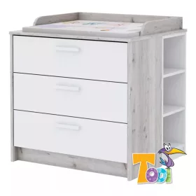 Todi Bee 3 fiókos komód + Pelenkázó toldalék