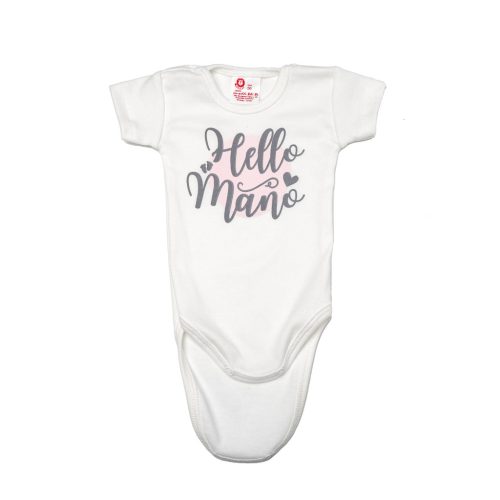 Leopoldi Body rövidujjú 62-es méret #Helló Manó púder