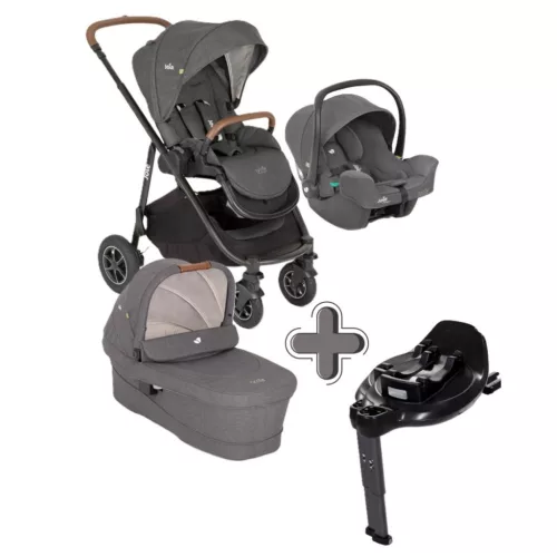Joie Versatrax 3in1 babakocsi Shell Gray + i-Base Encore bázistalp #510413