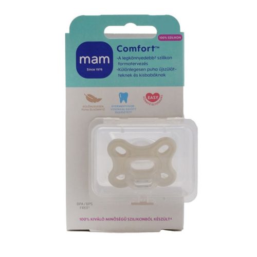 MAM Comfort szilikon játszócumi puha #3-12h #bézs #853944 2025